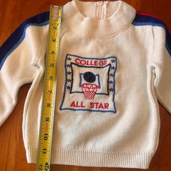 Vintage 70s College All Stars toddler sweater - Picture 6 of 6
